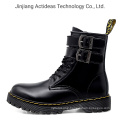 Leather Boots Classic Fashion Black Genuine Leather Working Boots for Women
